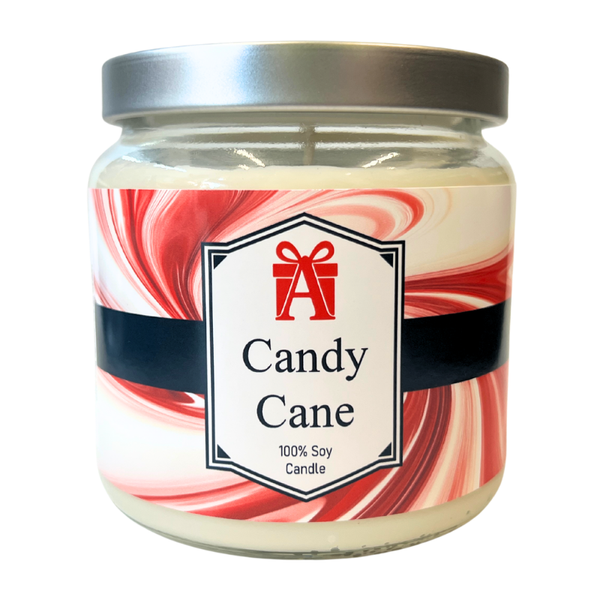 Candy Cane Candle