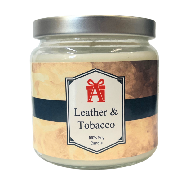 Leather and Tobacco Candle