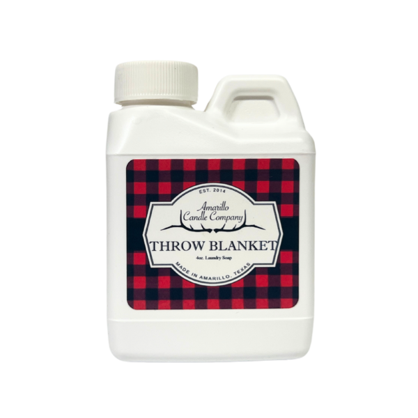 Throw Blanket Laundry Soap 4 Oz Sample