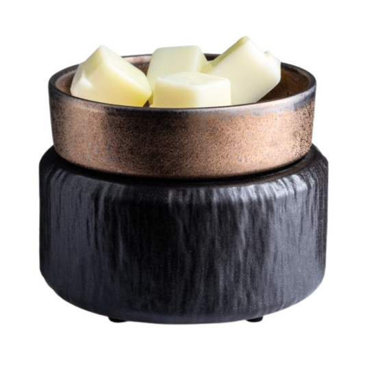 2-In-1 Primitive Black Wax Warmer