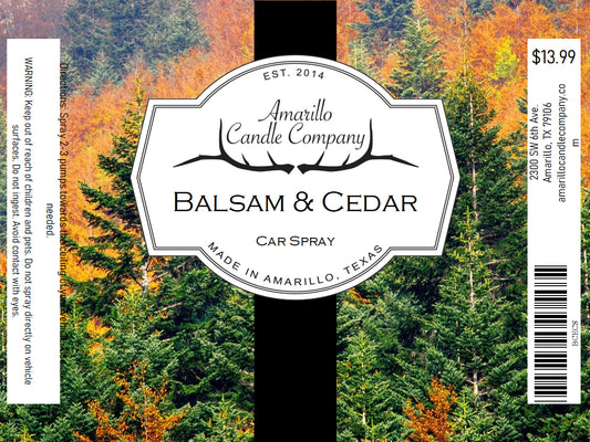 Balsam & Cedar Car Spray