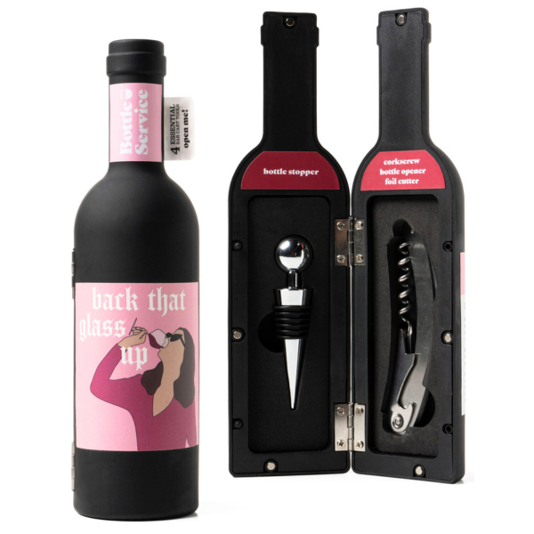 Bottle Service Wine Accessory Set