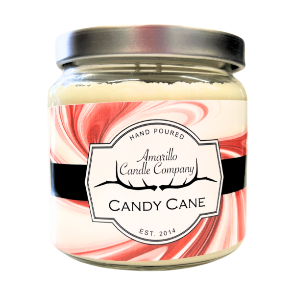 Candy Cane Candle