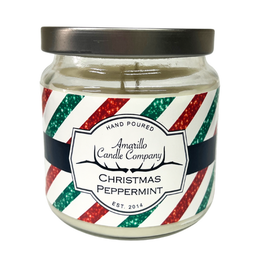 Christmas Peppermint Candle