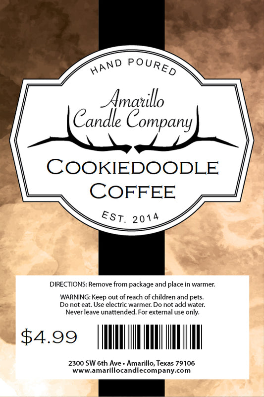 Cookiedoodle Coffee Wax Melt Tab