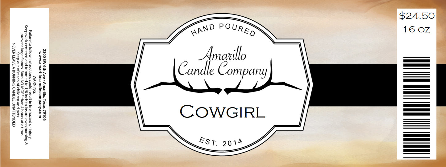 Cowgirl Candle