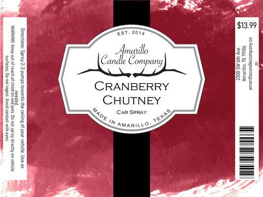 Cranberry Chutney Car Spray