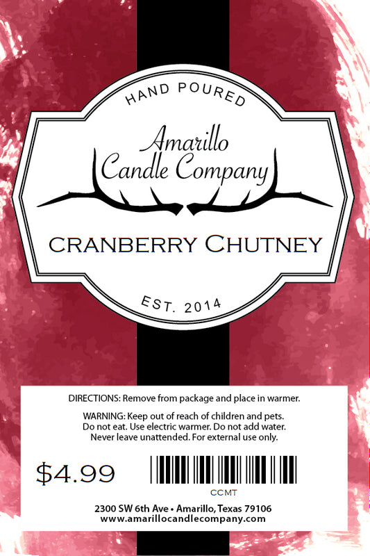 Cranberry Chutney Wax Melt Tab