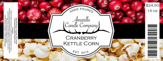 Cranberry Kettle Corn Candle