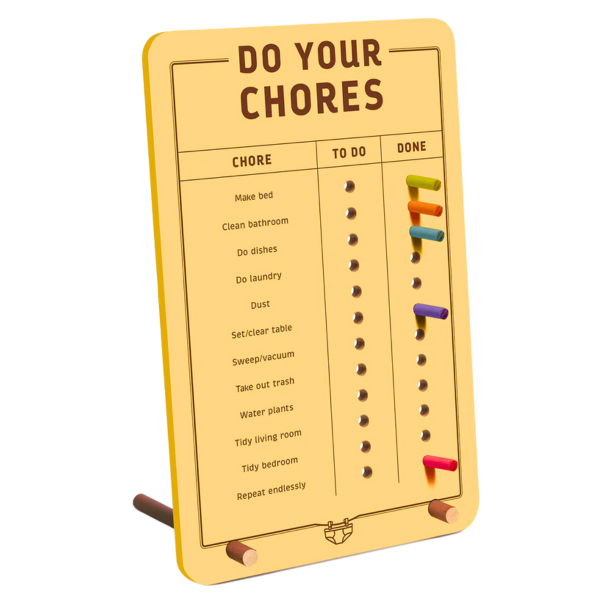 Do Your Chores Pegboard