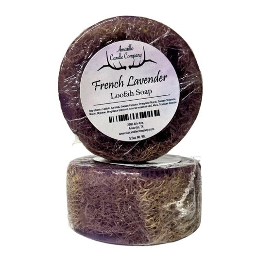 French Lavender Loofah Soap