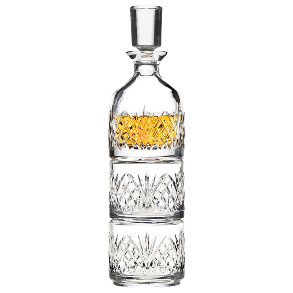 Godinger Stackable Decanter and Glass Set