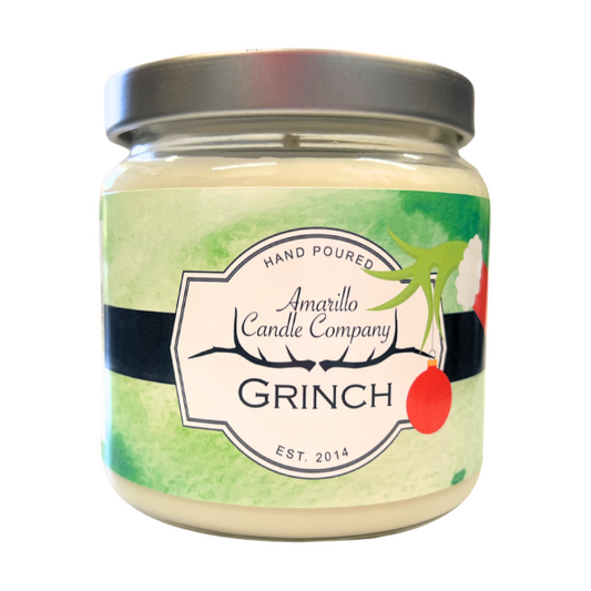 Grinch Candle