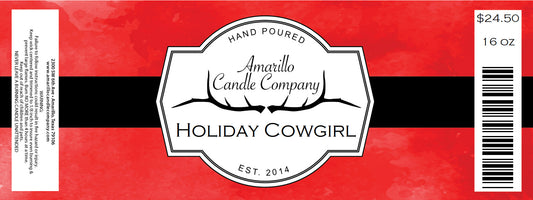 Holiday Cowgirl Candle