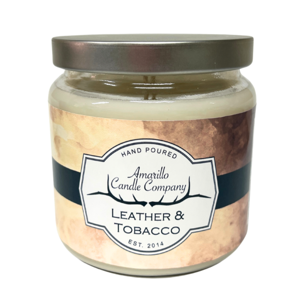 Leather and Tobacco Candle