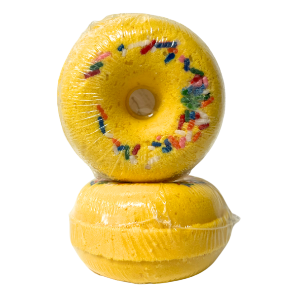 Donut Bath Bomb Lemon Meringue