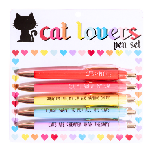 Funny Pen Set For Cat Lovers