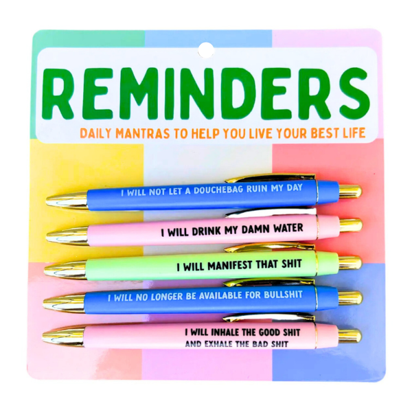 Funny Pen Set For Reminders