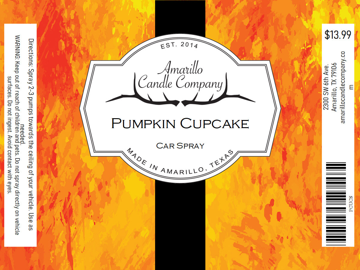 Pumpkin Cupcake Car Spray