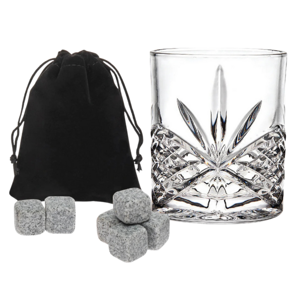 Dublin Crystal Whiskey Stone Set