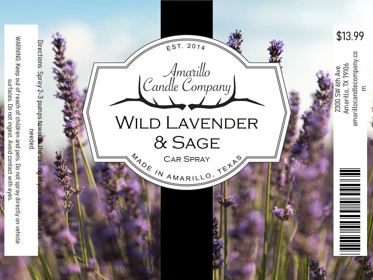 Wild Lavender & Sage Car Spray