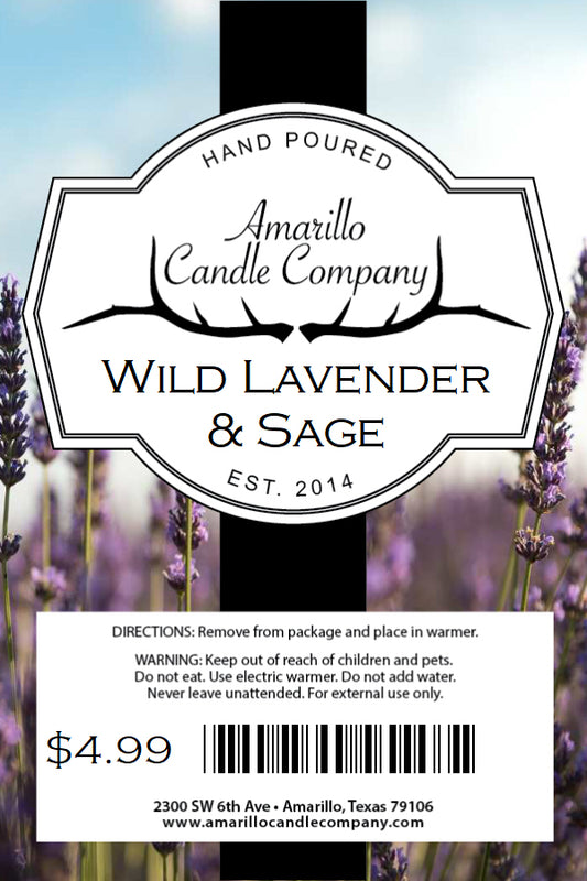 Wild Lavender & Sage Wax Melt Tab